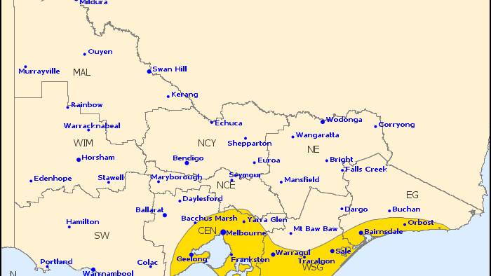 Wind warning for Victoria’s Gippsland districts