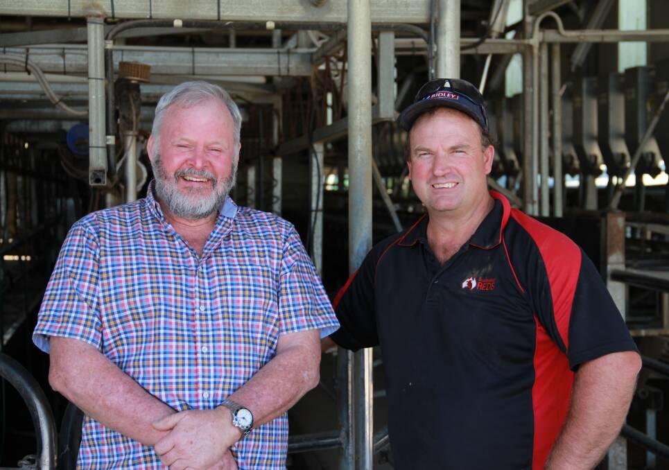 Dairy farmers, Stephen Henty and Skeeta Verhey, Cohuna, Victoria, would like to see retiring irrigators lease water to farmers in the community. Photo supplied. 