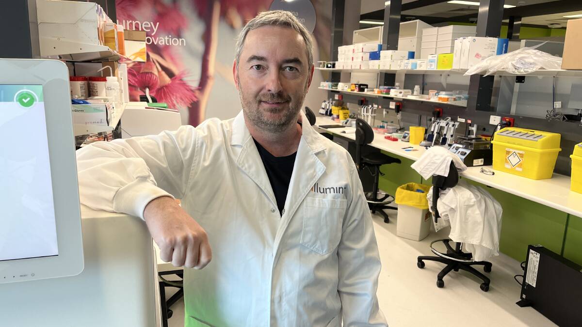 Illumina applied genomics market development manager Evgeny Glazov at the company's demonstration laboratory located in the Peter MacCallum Cancer Centre in Melbourne. Picture by Bryce Eishold