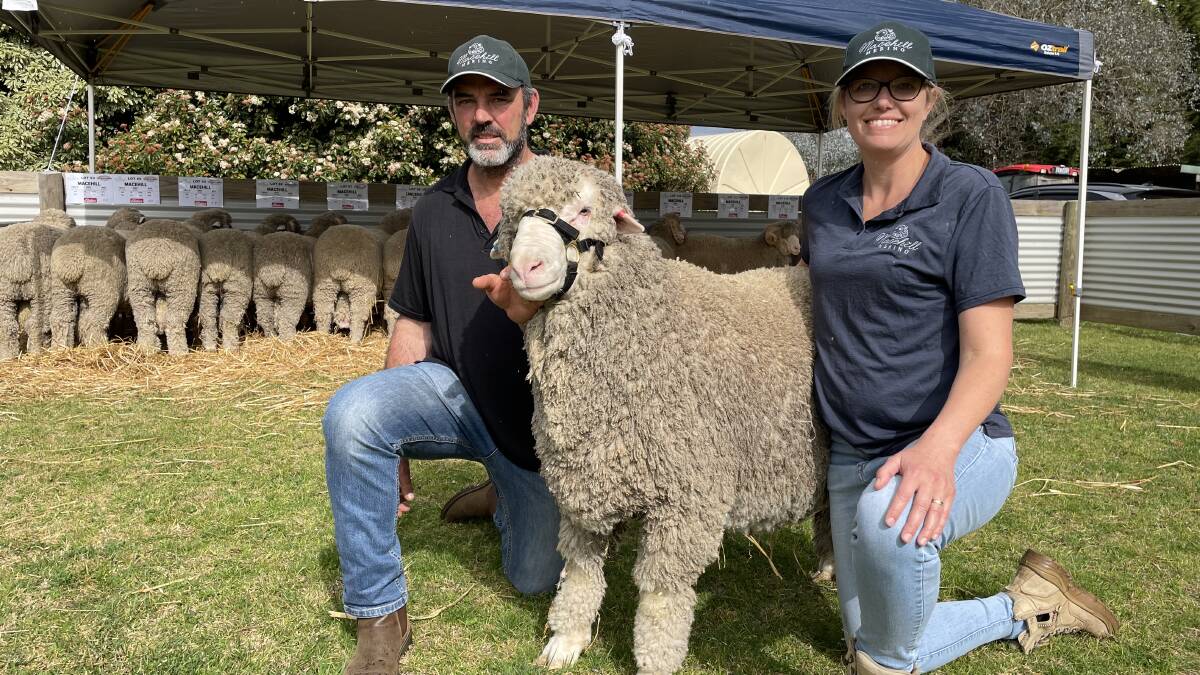 Macehill Merino stud principals Luke and Casey Nicholls, Stockdale, had fire on their doorstep one day, and floods the next. File picture