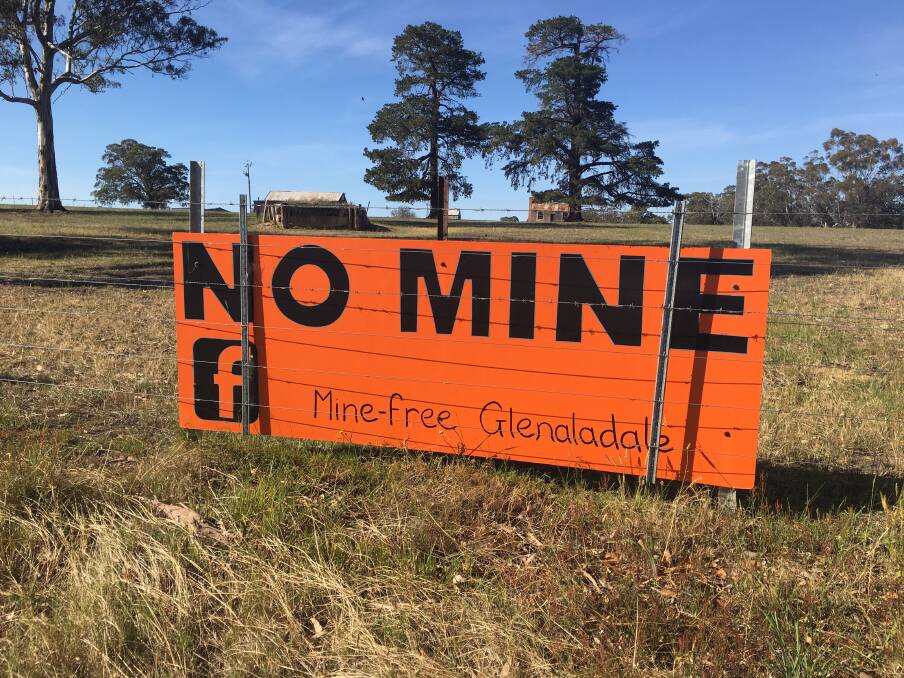ANGST: Signs like this opposing the project are displayed across East Gippsland.