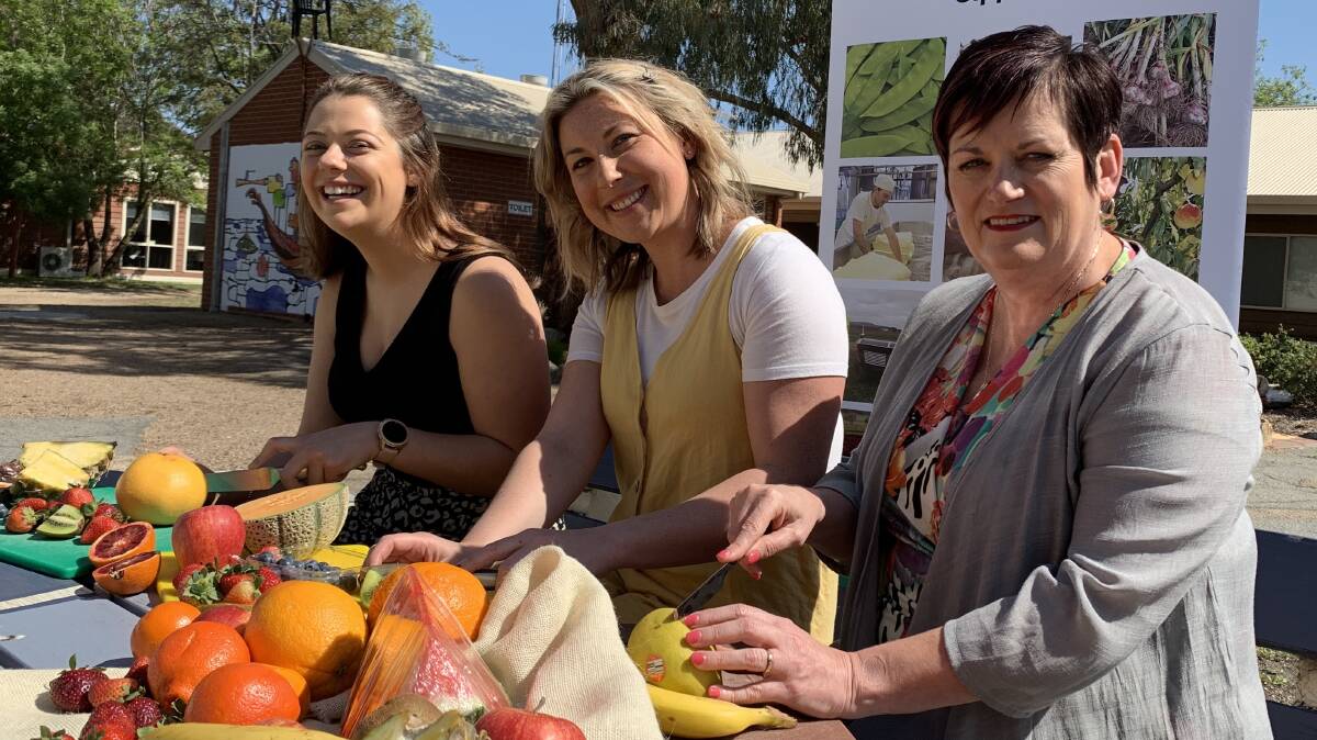 EDUCATION AND INDUSTRY: Gippsland teachers Sammy Zabaneh, Danielle Falls and Gabrielle Costin are encouraging other educators to take part in a program aimed at connecting teachers with people in the food and fibre sector.