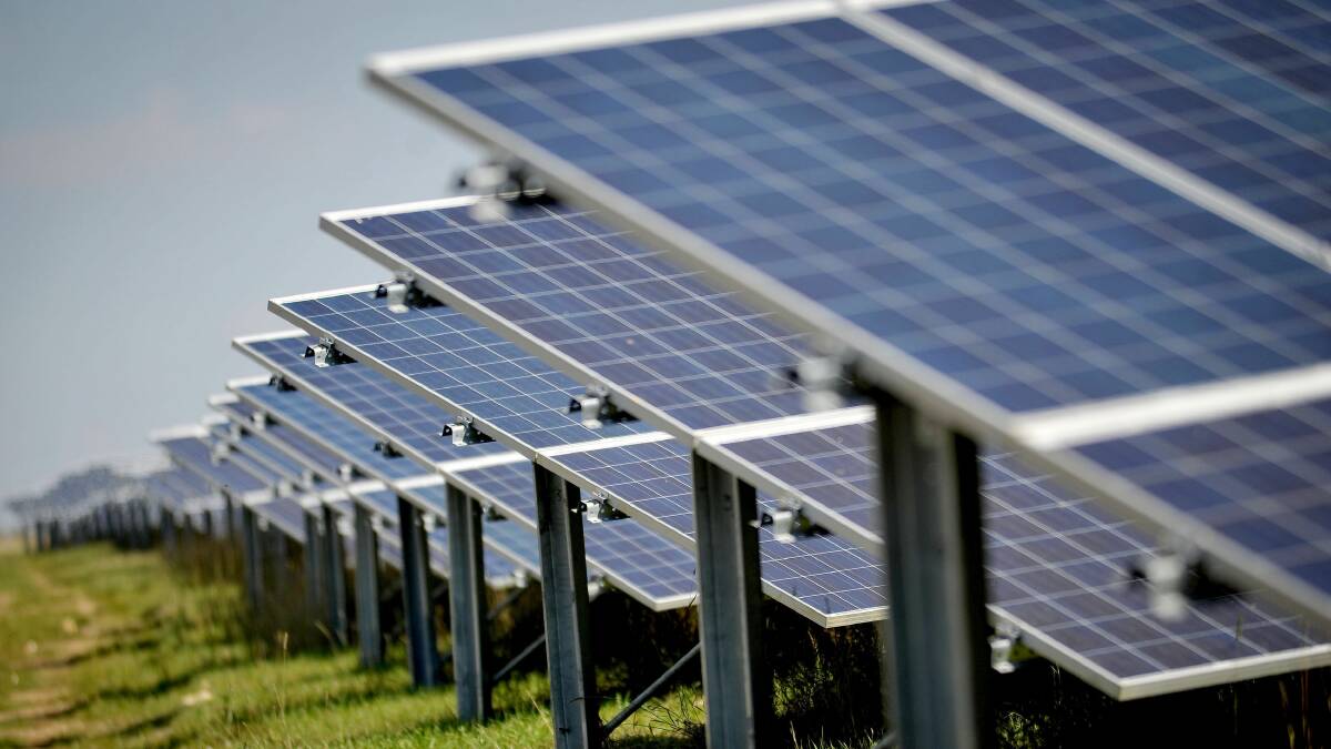 RENEWABLES: Combined the two eastern Victorian solar farms will produce 124 megawatts of electricity. File photo.