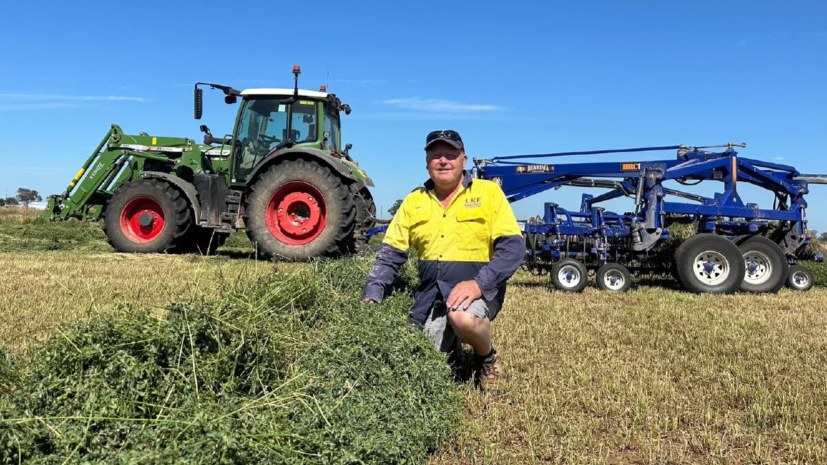 Contractor Ken Felmingham, LKF Contracting and Horse Hay, Invergordon, says wet weather has "played havoc" for hay harvesting. Picture supplied