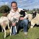 MEAT FOR ALL AGES: Hope-ta Harlequin Mini Meat Sheep stud principal Melissa Bell, Longwarry, has bred the small breed for five years.