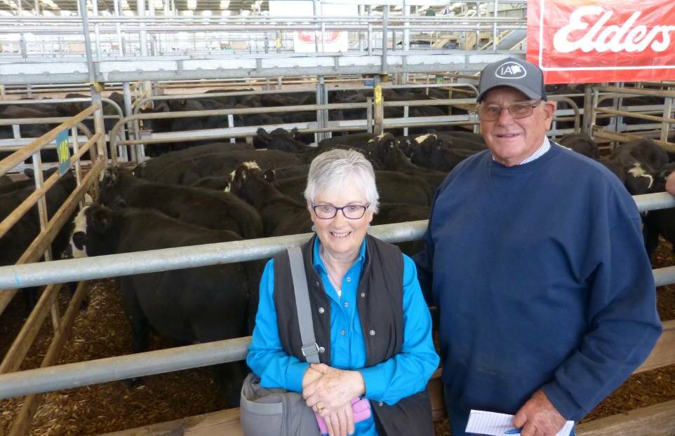 FROM AFAR: Nola and John Ross, Omeo Station, Benambra, (pictured in 2018) missed their first calf sale in 56 years.