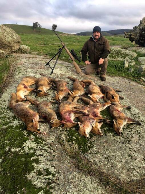 CONTROL METHOD: Seymour farmer Clint Storer says thermal imaging technology helped him shoot 12 foxes in one night.