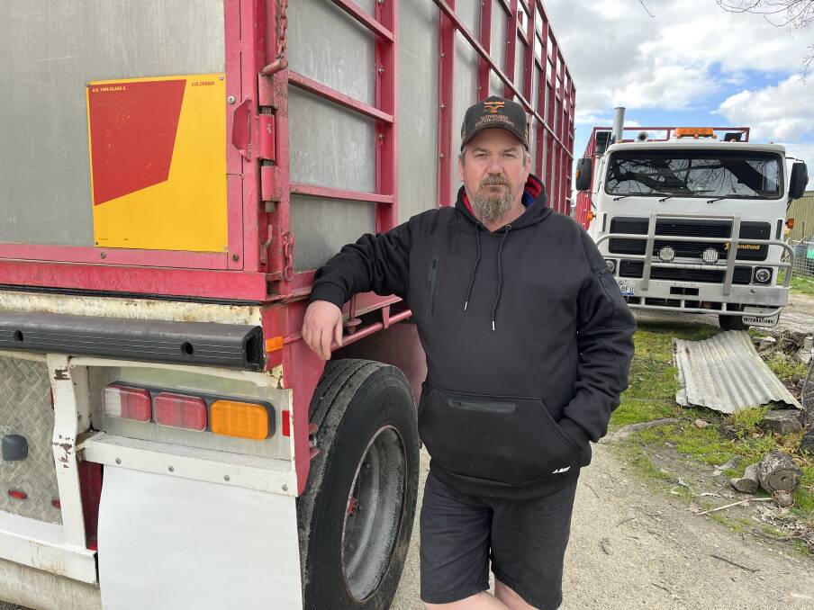 Craig Melville, Melville Contracting, Longwarry, with his trailer following its restoration. Picture by Bryce Eishold