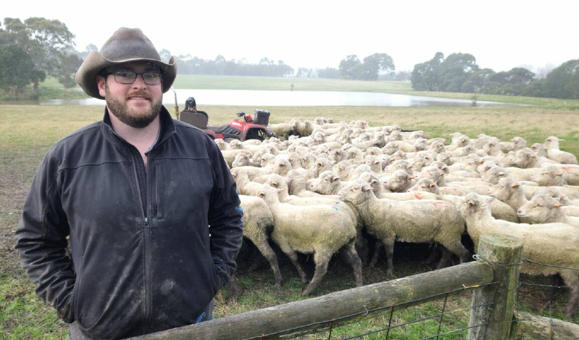 Sam Byrne, Penshurst, trained to become an electrian, but after a five-year apprenticeship he turned to the land in a surprise career move. Picture supplied