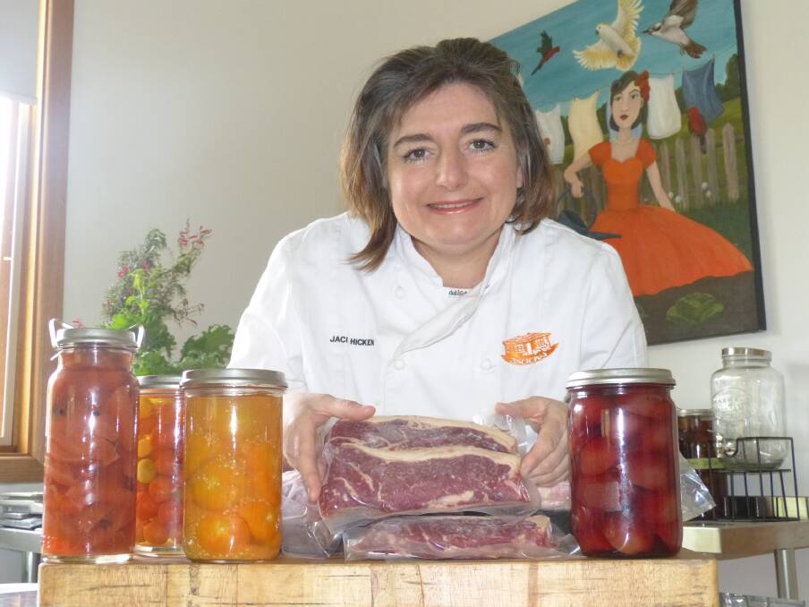 SUPPORTING OUR FARMERS: Gippsland chef Jaci Hicken will feature home-grown produce from the Macalister Irrigation District at this year's Maffra Show.
