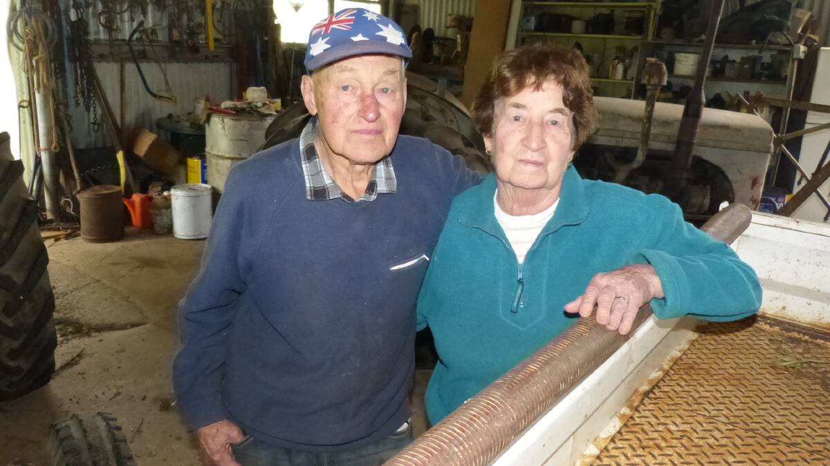 INVADED: Otto and Beverley Nielsen say the theft made them feel uncomfrtable.