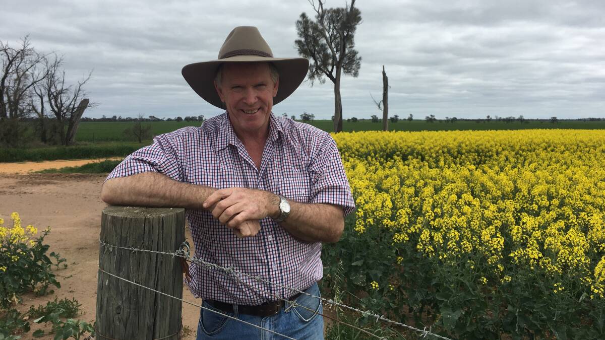 HELPING HAND: Crop farmer Rodney Pohlner, Woorak, says a new phone medical advice service would have helped him enormously when caring for his late wife.