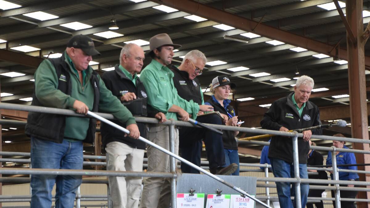 SALE-O: Agents yarded about 3200 cattle at Pakenham's store sale on Thursday.