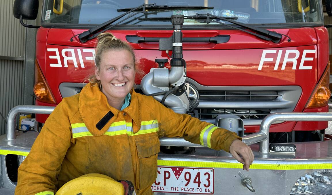 Hopea Suffolk & White Suffolks studs principal and CFA volunteer Ellie McDonald, Dadswells Bridge, has shared vision from the February 13 fire captured at her family's farm. Picture supplied