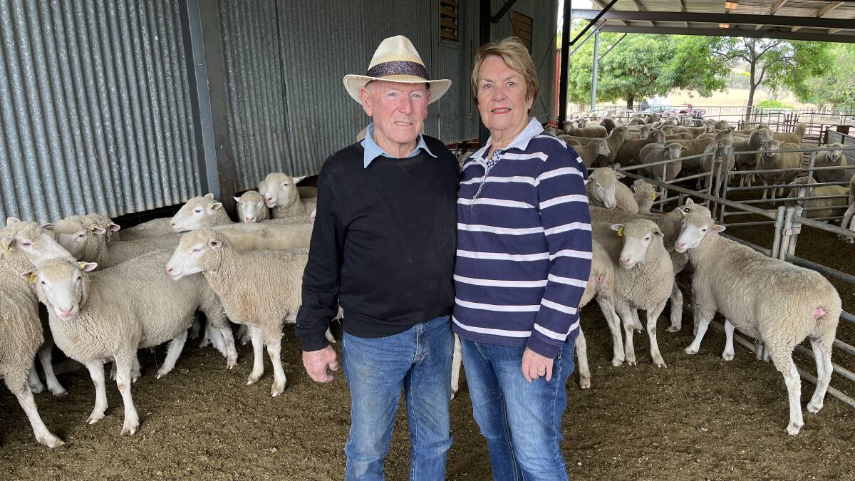 Coledale Poll Dorset stud principals Wallace and Sue Binnie, Bungeet West, have decided to sell their stud after more than five decades.