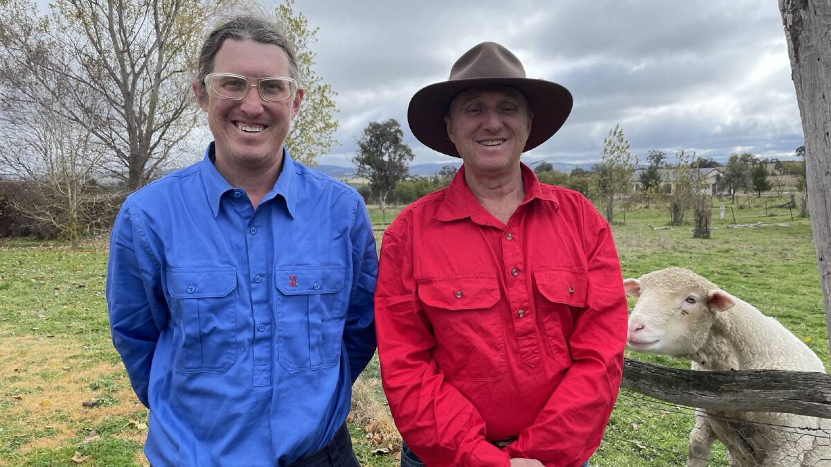 Boehringer Ingelheim Industry Innovator award winners, Simon and Graeme Ross, Willow Glen, Bathurst, NSW said research on their farm was integral to keeping it viable. Picture supplied
