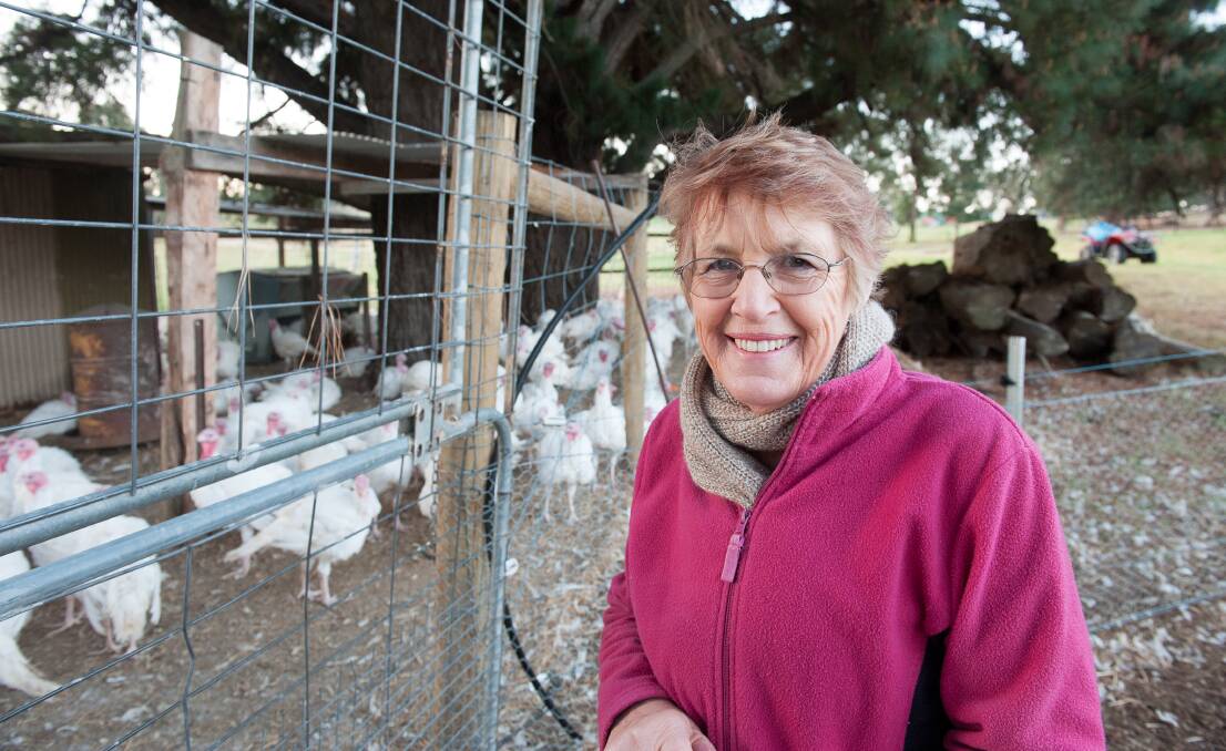 STEPPING DOWN: Judy Leadoux, 72, Leadoux Turkeys, Ellaswood, has sold her business after almost 40 years.