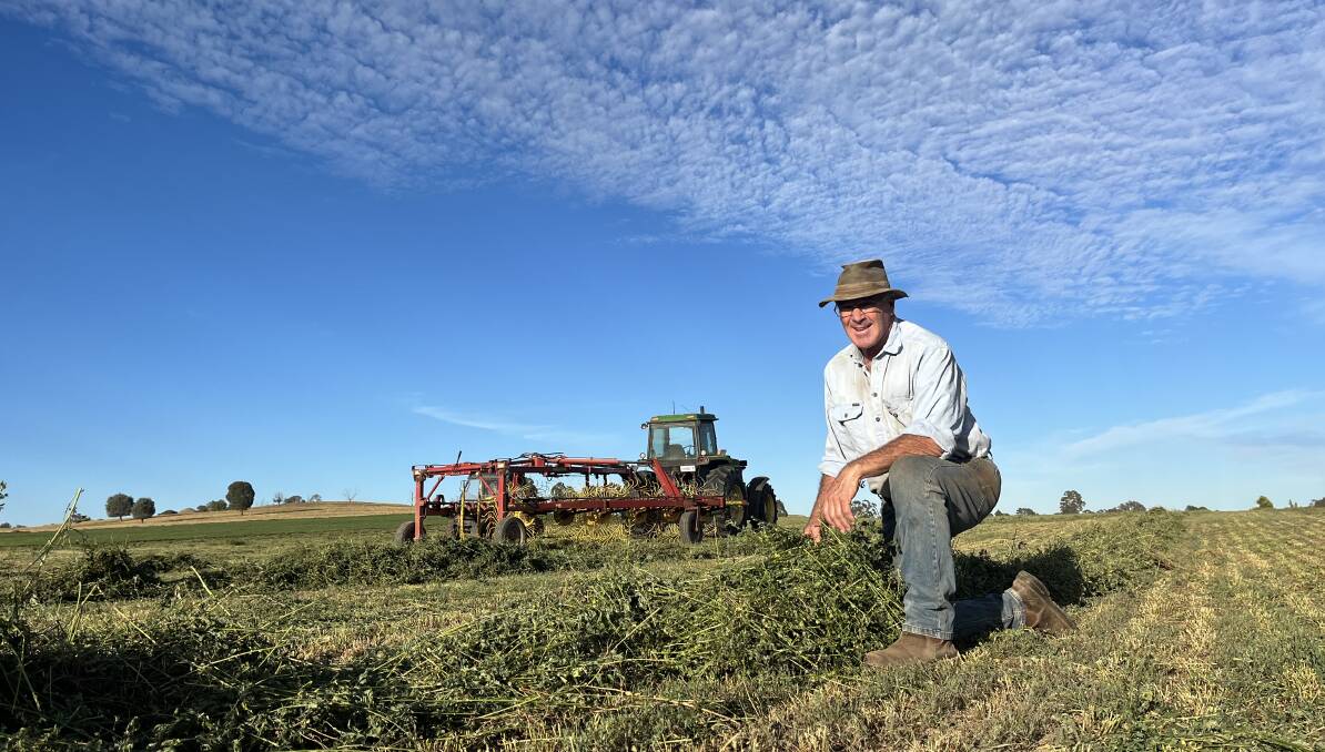 Mansfield farmer Mike O'Halloran, Grifforan Pastoral Company, has just experienced one of the best summers in his 44 years of farming. Picture supplied