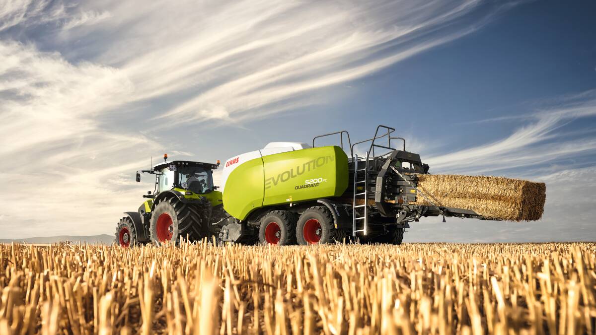 All of Claas' new Quadrant Evolution models have a mechanically-driven HD pick-up.