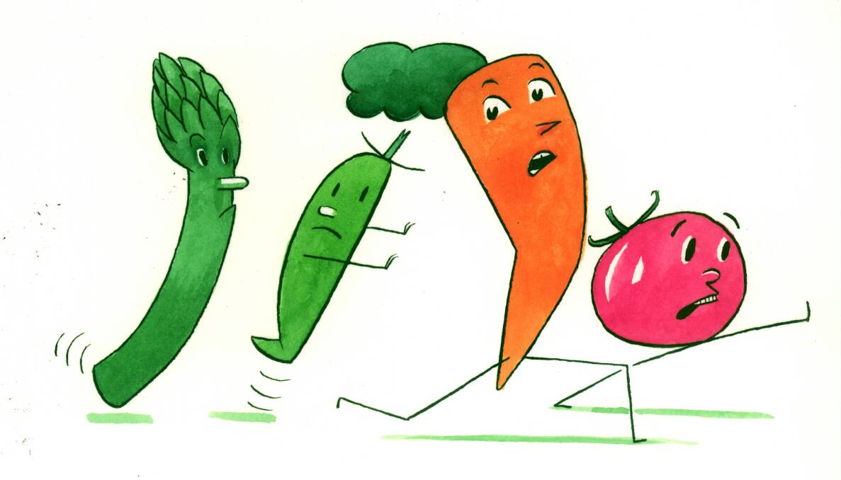 DIET: Distracting children with cartoons could assist in feeding them whole vegetables, new research has found.  