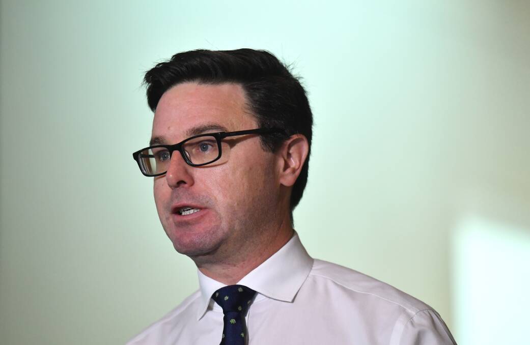 Rural Finance Minister David Littleproud says he will work with state and territory to deliver a national farm debt mediation scheme. Photo AAP / Mick Tsikas.