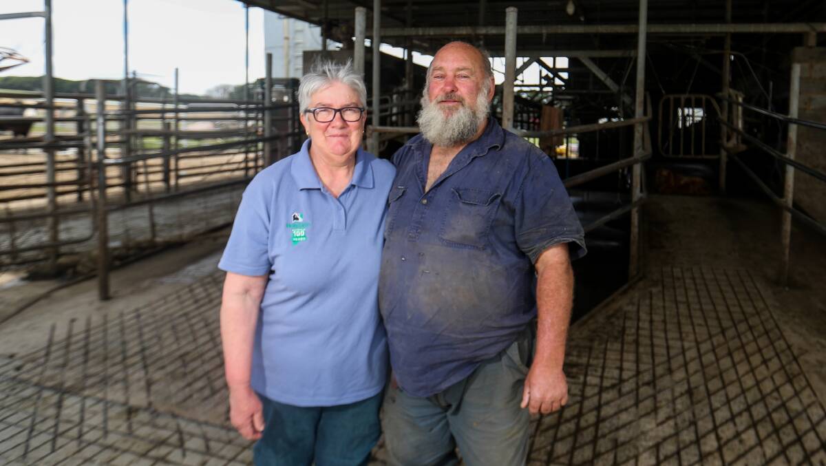 CONVERTING: David Johnston is leaving the dairy industry for health reasons, but he and wife Glenyce Johnston will continue to operate a beef farm. Photo by Morgan Hancock.