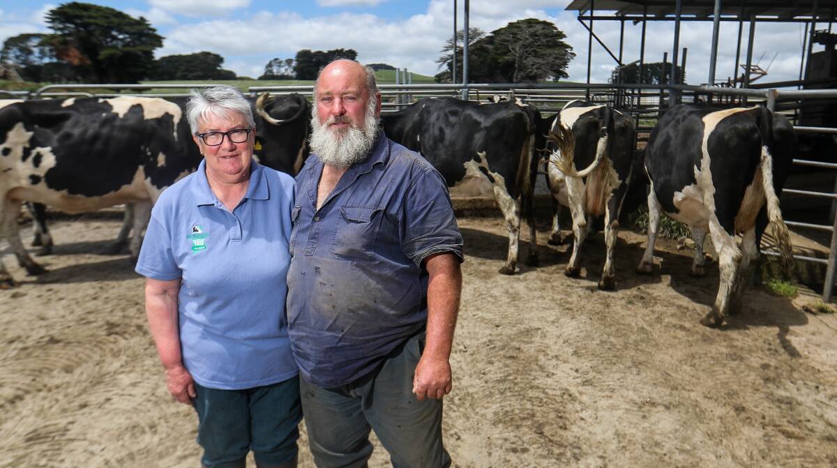 SUCCESSION QUESTION: David and Glenyce Johnston are winding down their dairy farming and believe the age of farmers is increasing. Photo by Morgan Hancock.