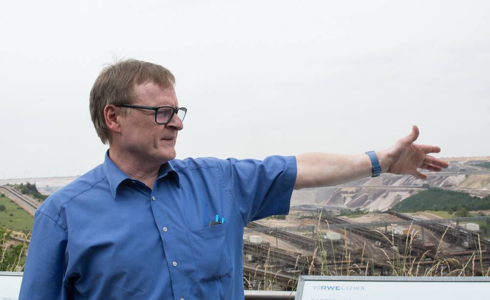 German coal miner RWE's spokesman Guido Steffen. The company will be forced to leave a whopping 400mt in the ground due to the industry phase exit regulations. 