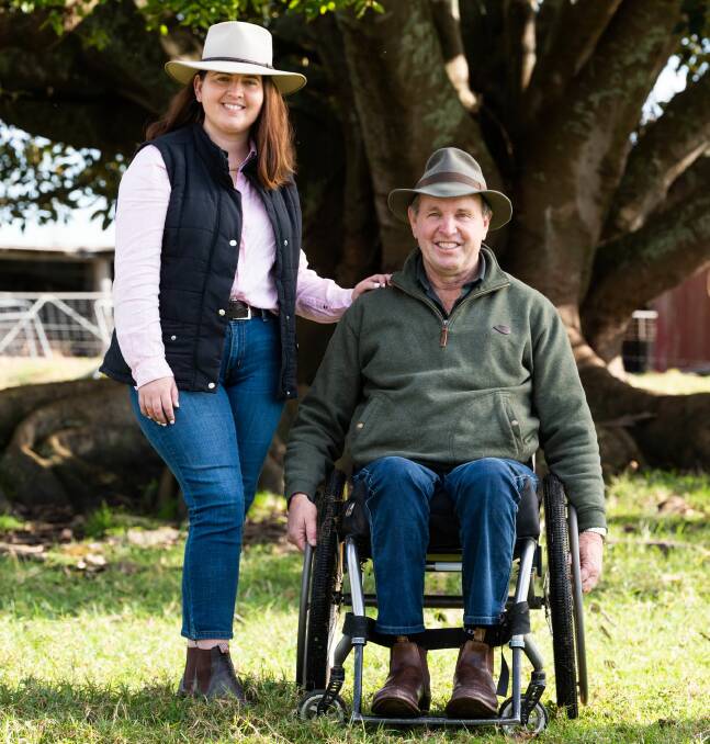 Josie Clarke and her father Glen Clarke are advocating for people with disabilities to work in agriculture.