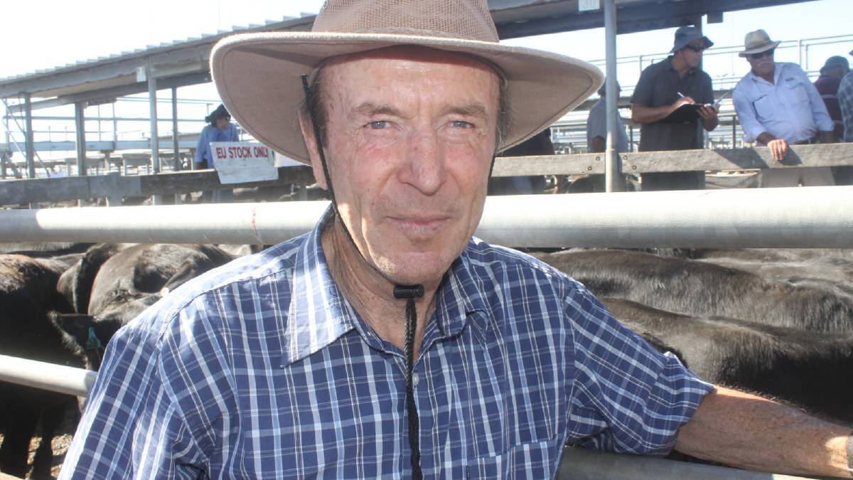 Returning to Mortlake: Grassmere cattleman is pleased to be selling at the new Western Victorian Livestock Exchange facility after previous success at Mortlake.