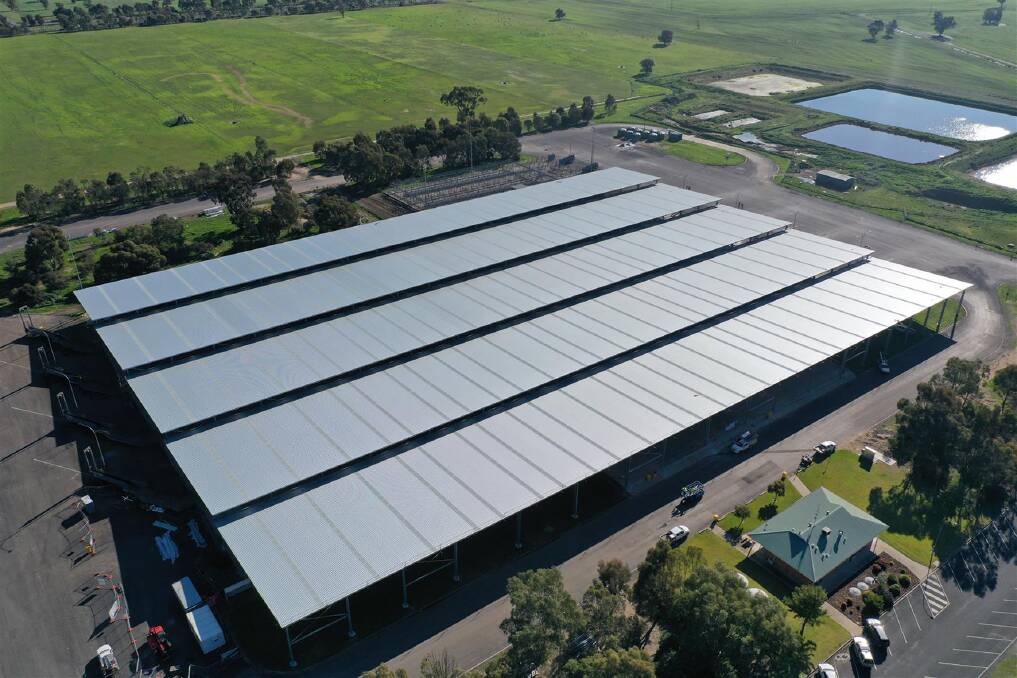 NEW ROOF: Horsham's new roof was opened in late 2020. The 23,400-square metre roof was constructed at a cost of $3.498 million.