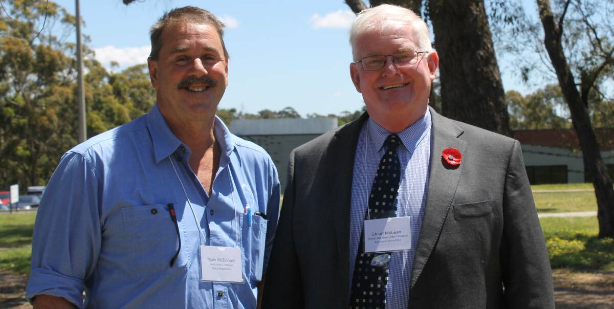 SALEYARD LEADERS: Australian Livestock Saleyards Association chief executive Mark McDonald and president Stuart McLean. 