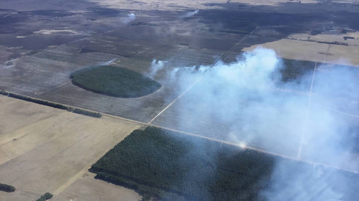 Fire damage: South West fires affected a large area on St Patrick's Day this year. Photos supplied.