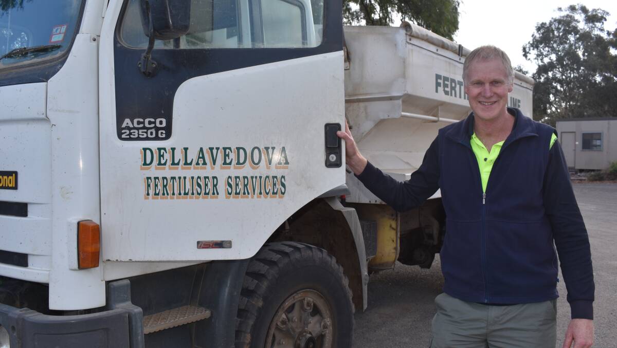 Dry: Dellavedova Fertiliser Services’s, Shane Dellavedova, Maryborough, said any farmers in the region around Maryborough that had a “reasonable sized” program were already dry sowing.