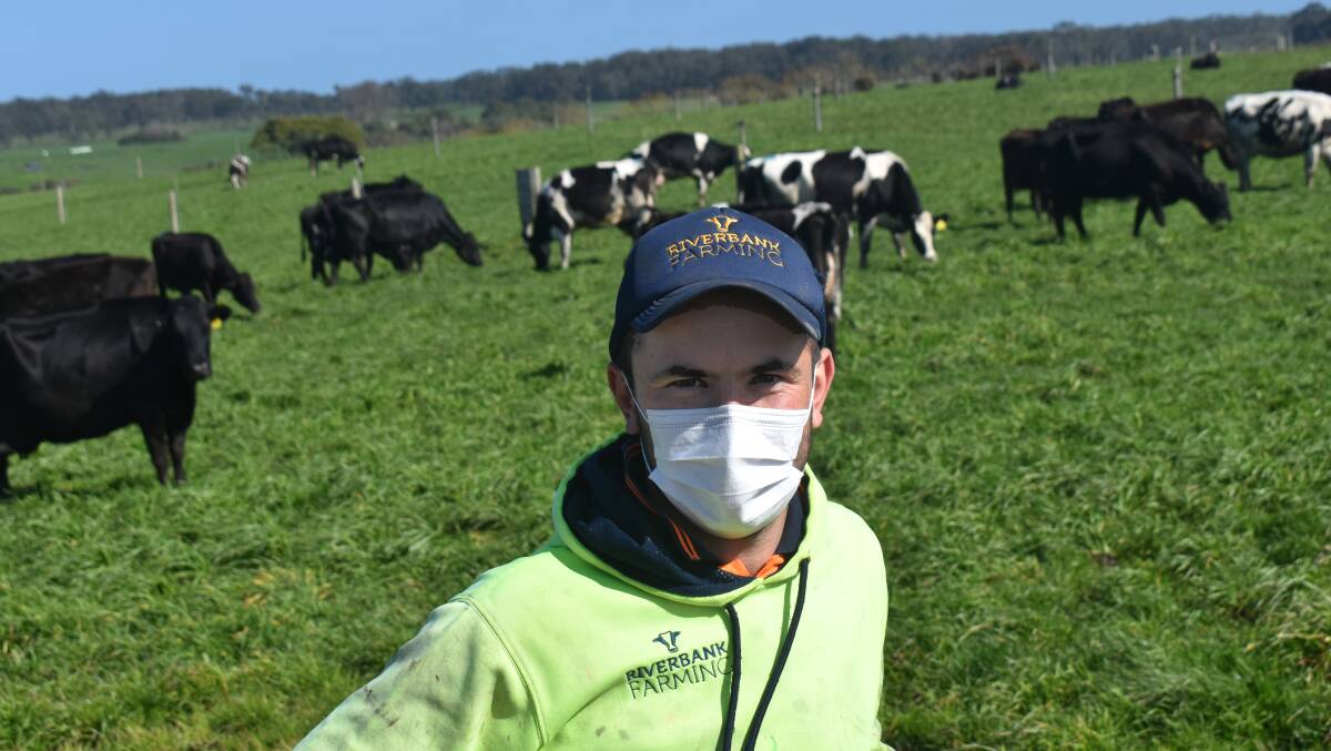 LURE: Dairyfarming lured Garvoc's Isaac Hose back to the industry that he is passionate about.