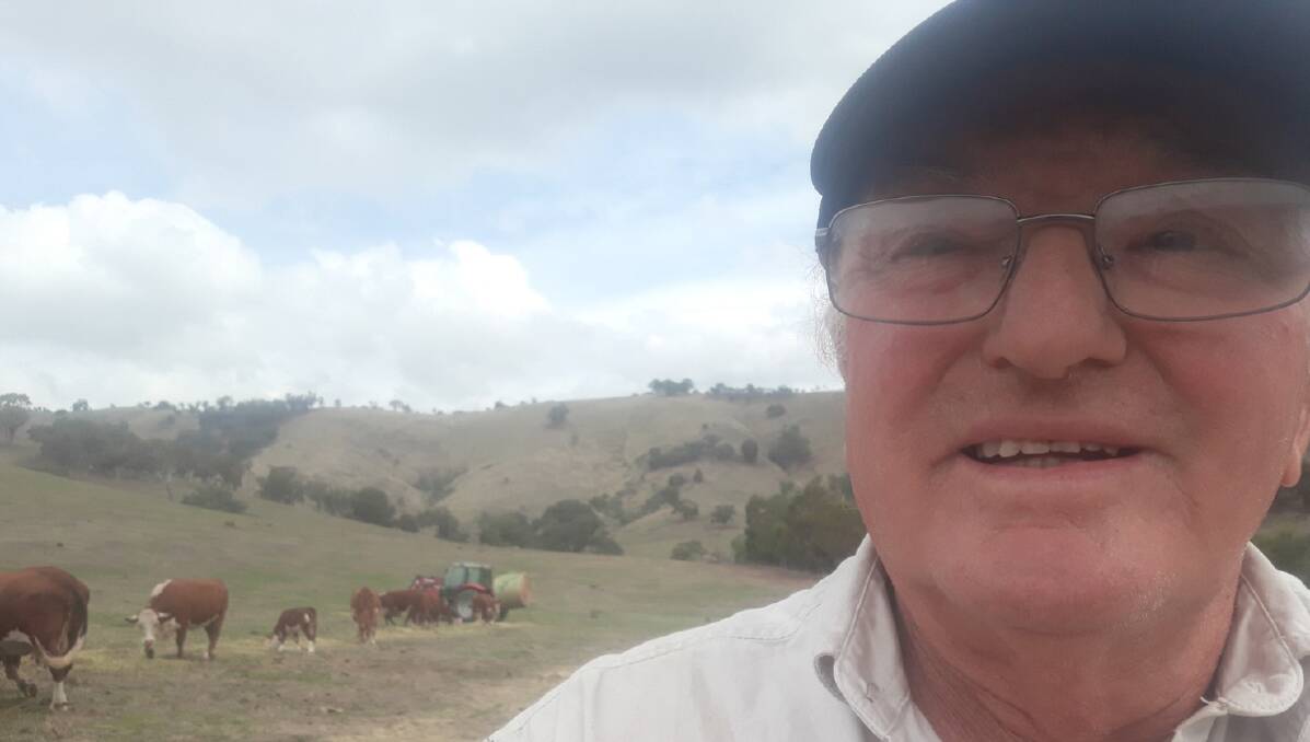 STILL DRY: Molesworth cattle producer and hay contractor Les Ridd, said the 12mm of rain on Sunday was useful but hoped for a further good fall later in the week.