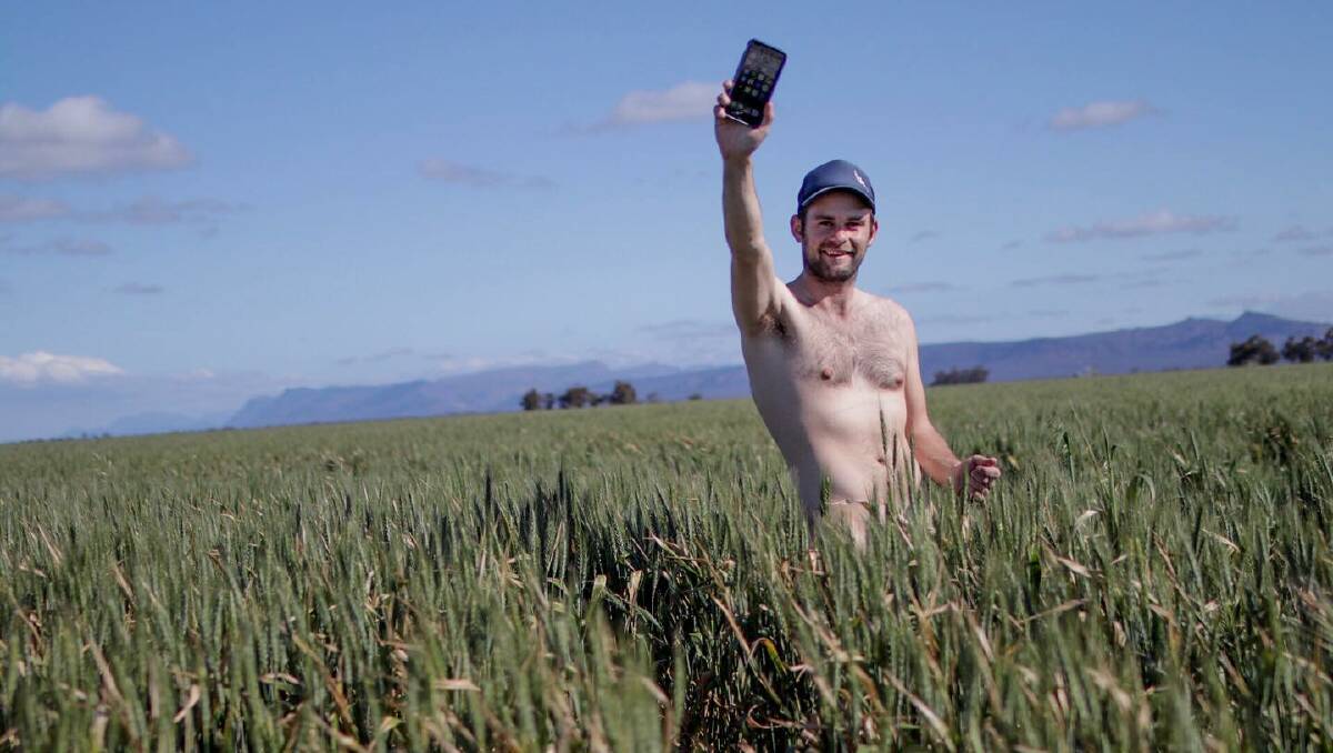 The Naked Farmer's Ben Brooksby celebrates the return of his Instagram page.
