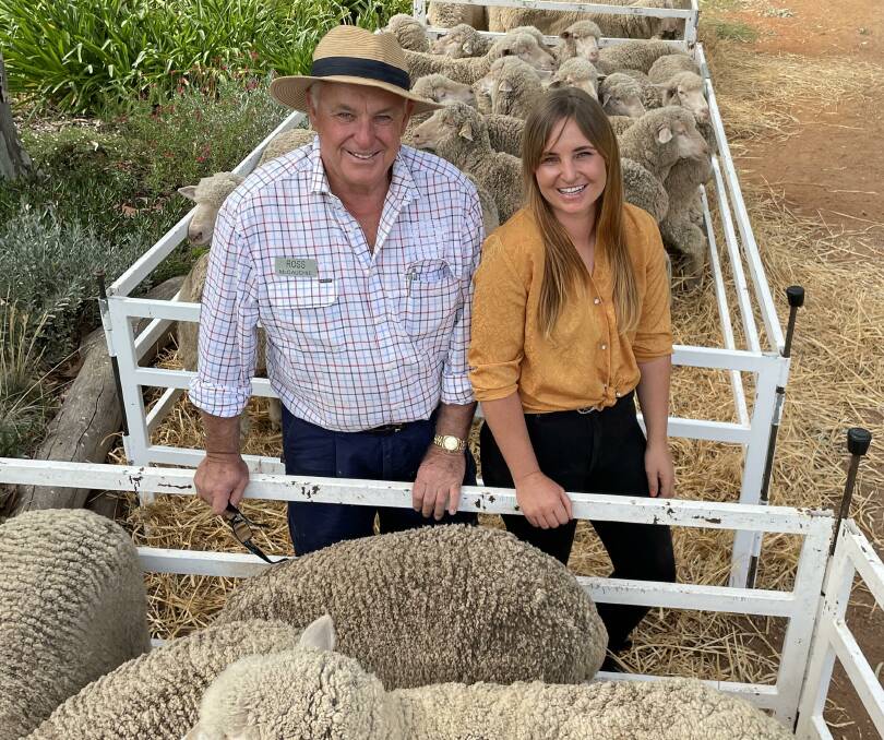 SELL WHEN READY: Terrick West Poll Merino stud's Ross and Claire McGauchie, Prairie, say their wool marketing strategy has always been to "sell when the wool is ready".