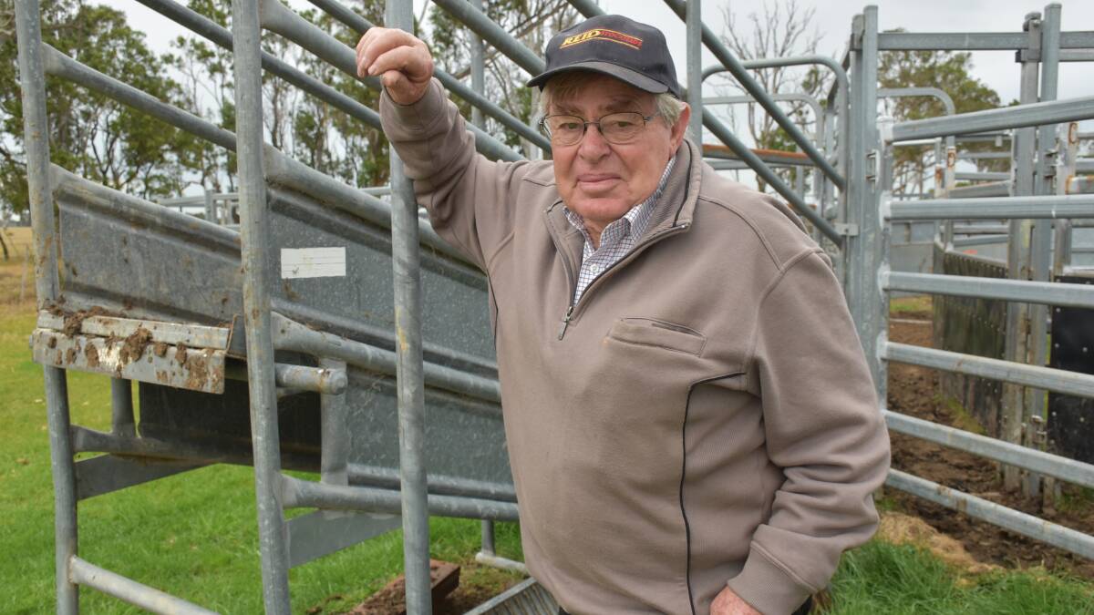WAITING FOR RAIN: East Gippsland farmer John Coates is desperate for rain on his Buchan property. Mr Coates said there hasn't been a significant rainfall event on his property since January this year.
