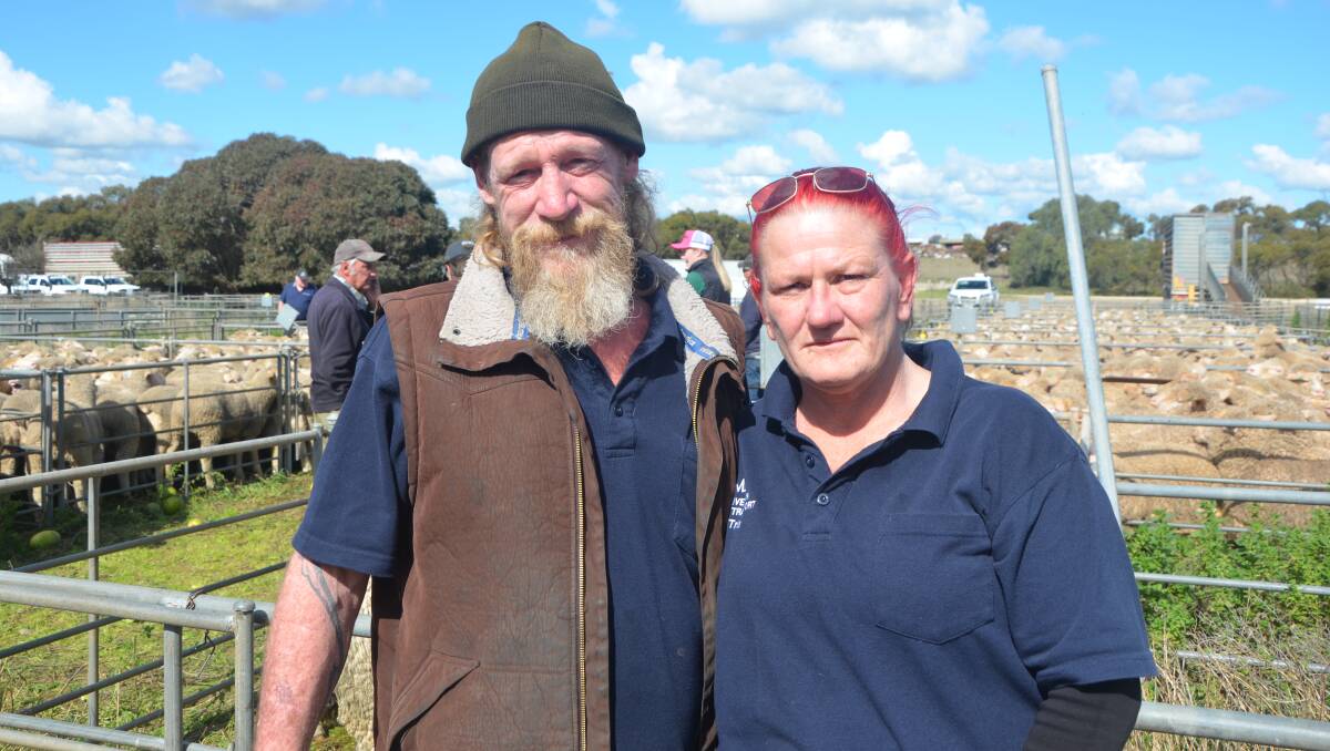 Brenton and Trish Carter, Murray Bridge, SA, were at the Mount Pleasant market last week. Picture by Vanessa Binks