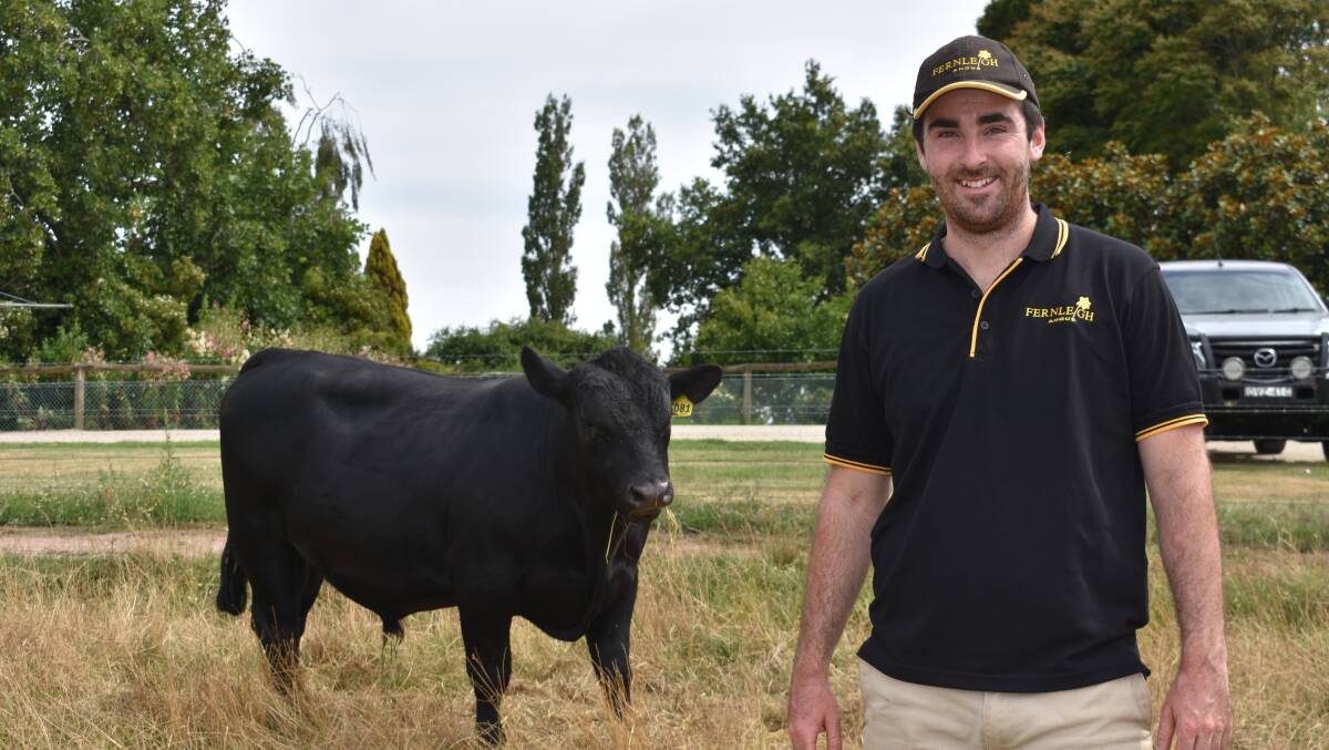 Fernleigh Angus stud principal James Blyth, Warragul, will open his gates to visitors on day six of Stock & Land Beef Week. Picture by Andrew Miller