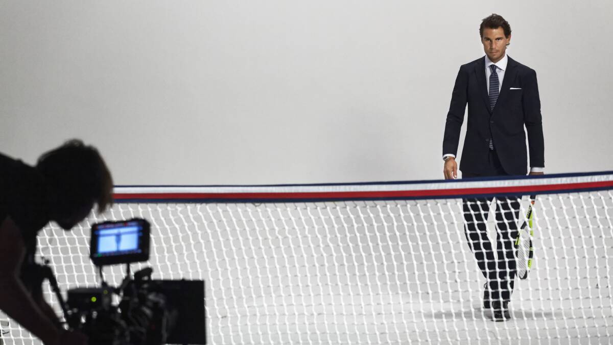 TENNIS STAR: Rafael Nadal has been named as the face of Tommy Hilfiger's latest THFLEX campaign, in which he steps out in suits crafted from Australian Merino wool.