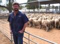 Hugh Jackson, Jackson Ag, St Arnaud, sold 776 first-cross ewes at Wycheproof to a top of $145. Picture by Alastair Dowie