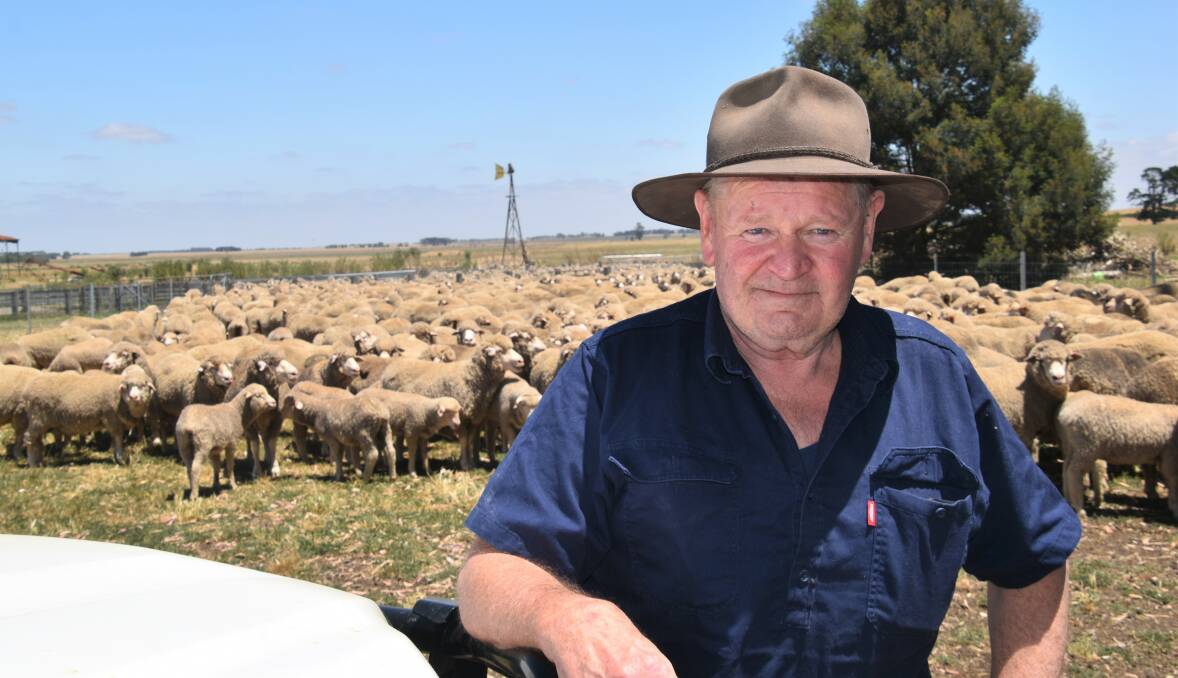 Tatyoon woolgrower Tom Bibby has decided to go with 100 per cent Merinos in his flock. Picture supplied
