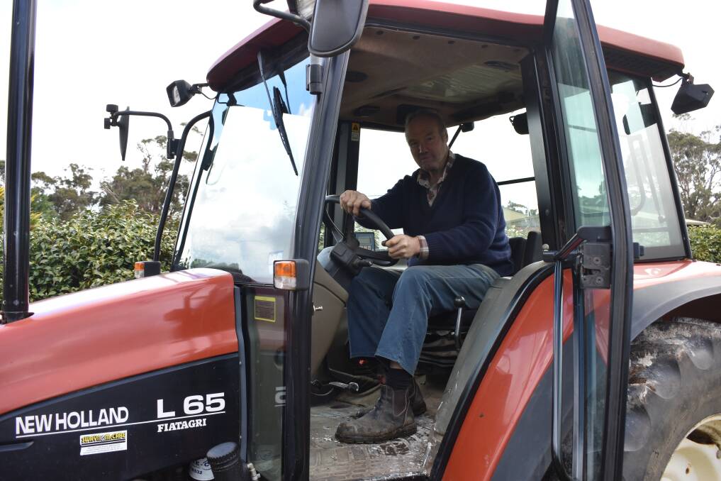 SUPPLY AND DEMAND: Yendon tractor salesman Bruce Weisman says he has seen increased demand for farm machinery but he is having issues sourcing supply.