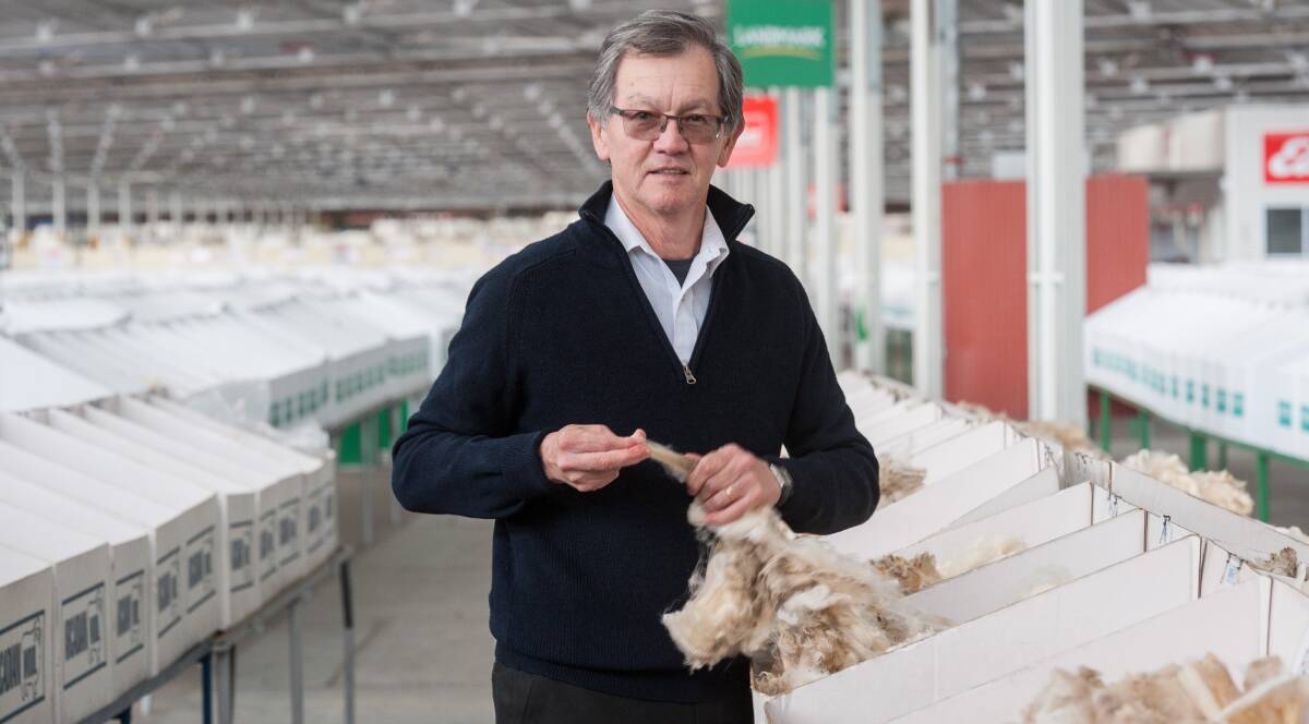 Modiano Victorian wool manager Lou Morsch at the Melbourne woolstores. Photo by Laura Ferguson.