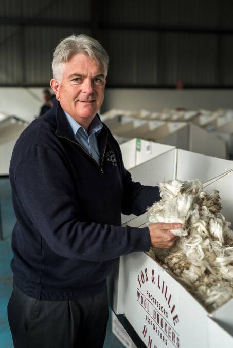 Fox & Lillie Rural technical and marketing manager Eamon Timms says there's been renewed interest in Australian wool from overseas.