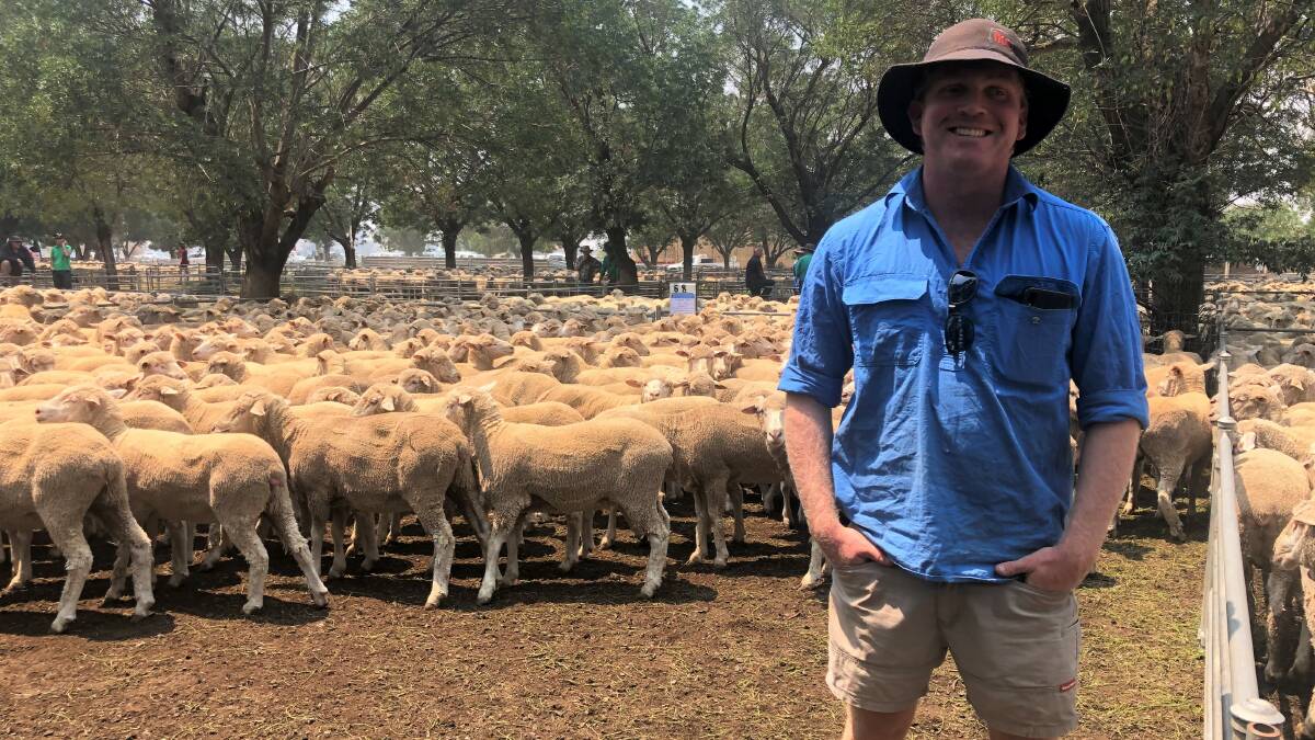 FOR SALE: Nicholas Atkinson, North Tuppal, Tocumwal, NSW, sold 326 June/July 2018-drop ewes for $260 at Deniliquin, NSW.
