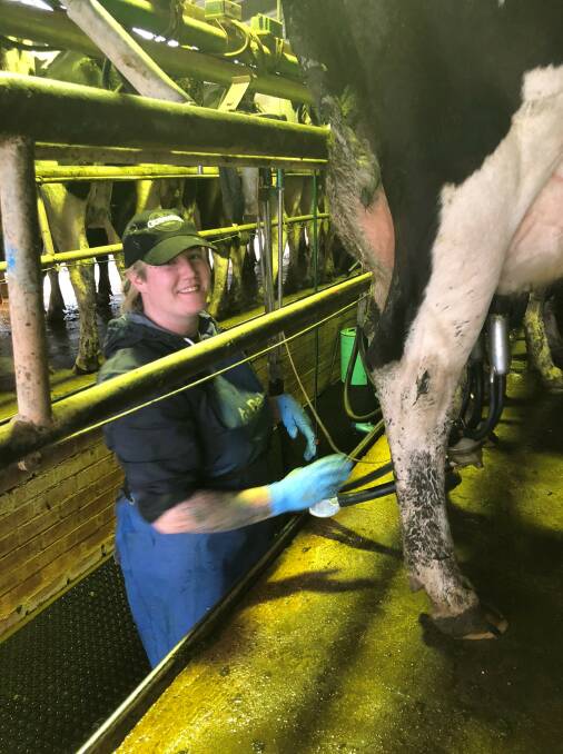 Irish backpacker turned Australian dairy worker Rosemary Corcoran.