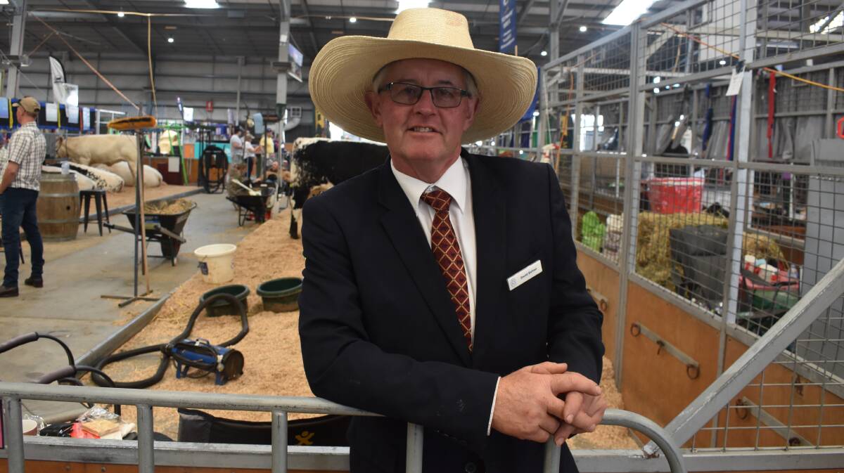 Melbourne Royal Show Beef Cattle Committee chair David Bolton at this year's event. Picture by Andrew Miller.